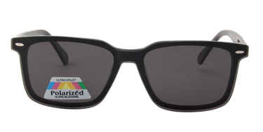 Men Cristal Eyeglasses: Pulcher - Black - SpecSMART Eye Clinic (Front View)